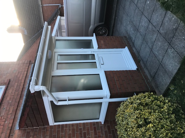 Replacement door and frame